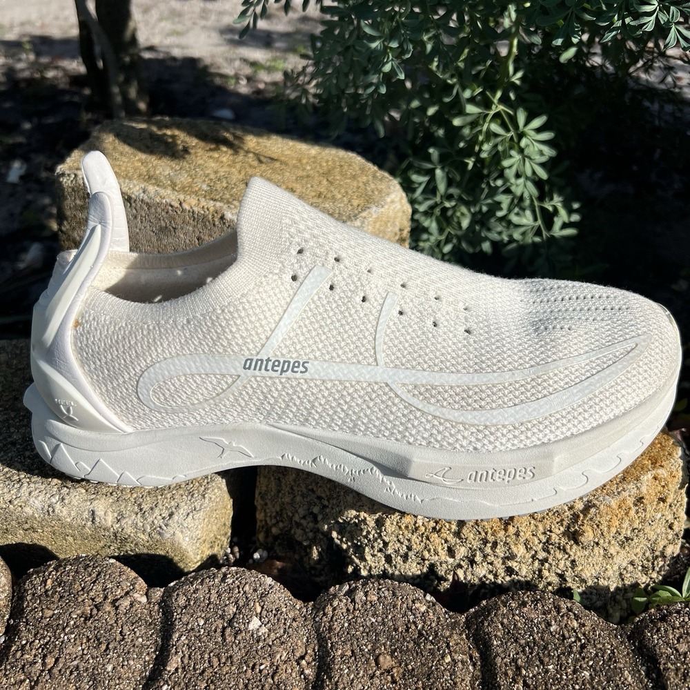 Antepes Cream Mesh Muscle Runners Running Shoes Size Men's 7.5 US - Women's 9.5
